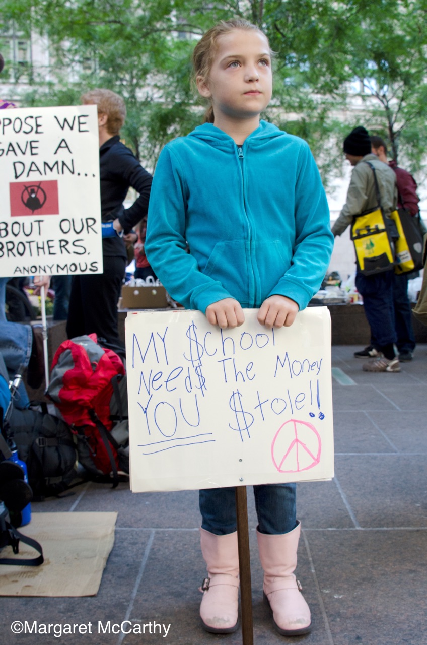 Occupy Wall Street Encampment, Zuccotti Park,  NYC  9-18-2011